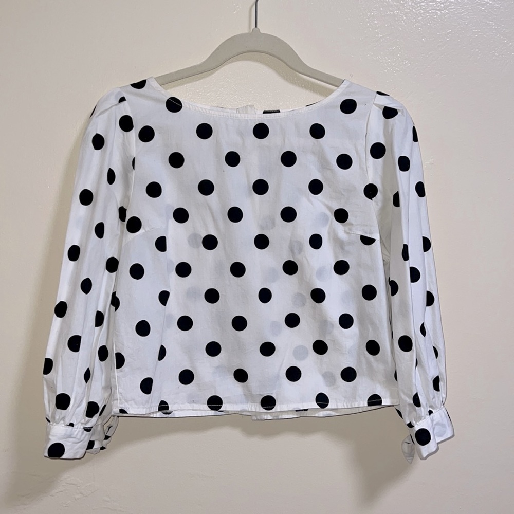 Forever 21 polka dot crop top